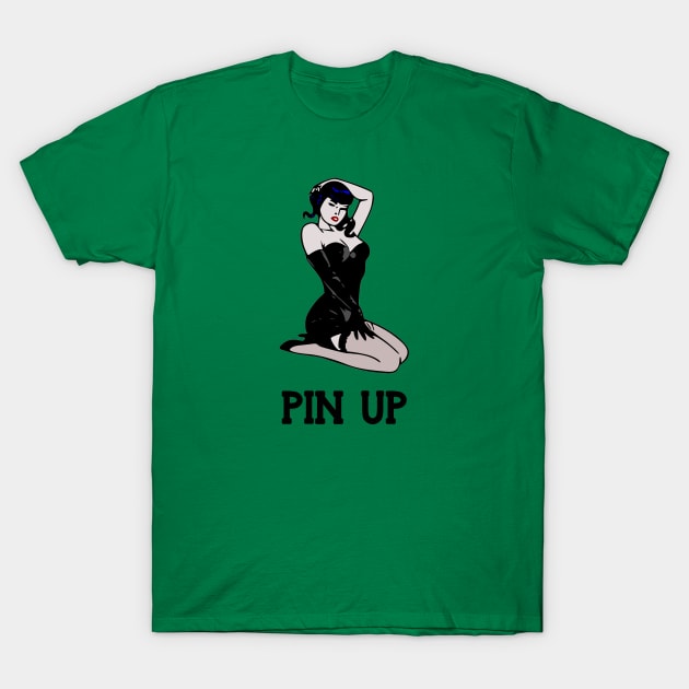 Pin up girl retro vintage T-Shirt by untagged_shop